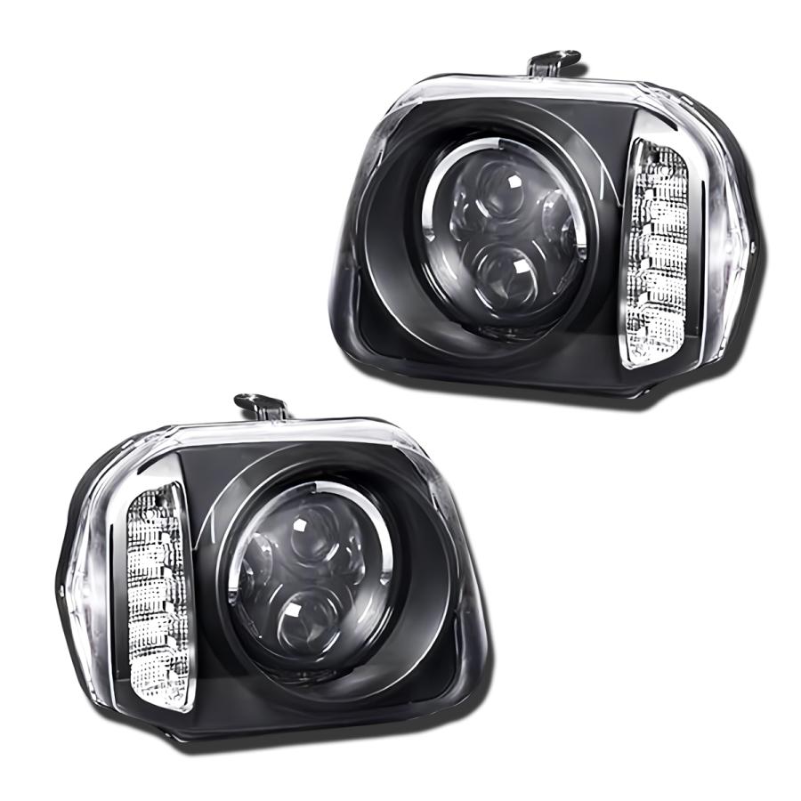 ジムニー JB23W プロジェクター ヘッドライト LED ウィンカー CCFL