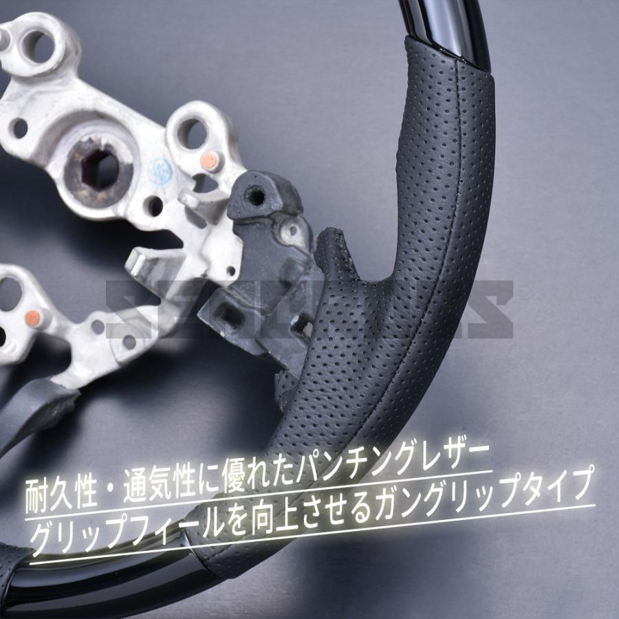 CX-8 KG ステアリングホイール ガングリップタイプ PVC レザー 爆買