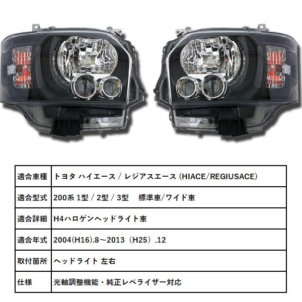 ハイエース / レジアスエース 200系 1型 2型 3型 標準車 ワイド ハイエース / レジアスエース 200系 1型 2型 3型 標準車 ワイド