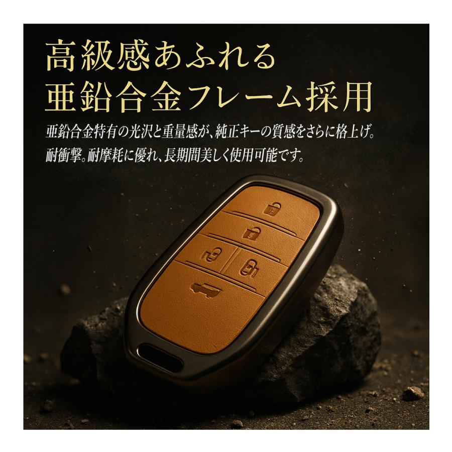 ヴォクシー 90 / ノア スマートキーケース 亜鉛合金 レザー 高品質
