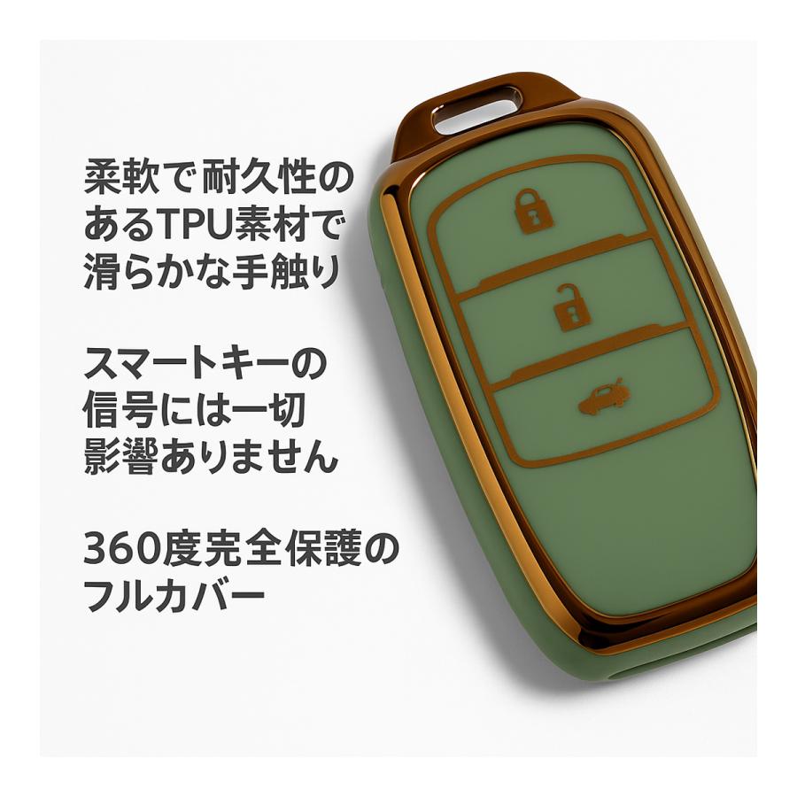 クラウン クロスオーバー AZSH35 / TZSH35 スマートキーケース TPU 高