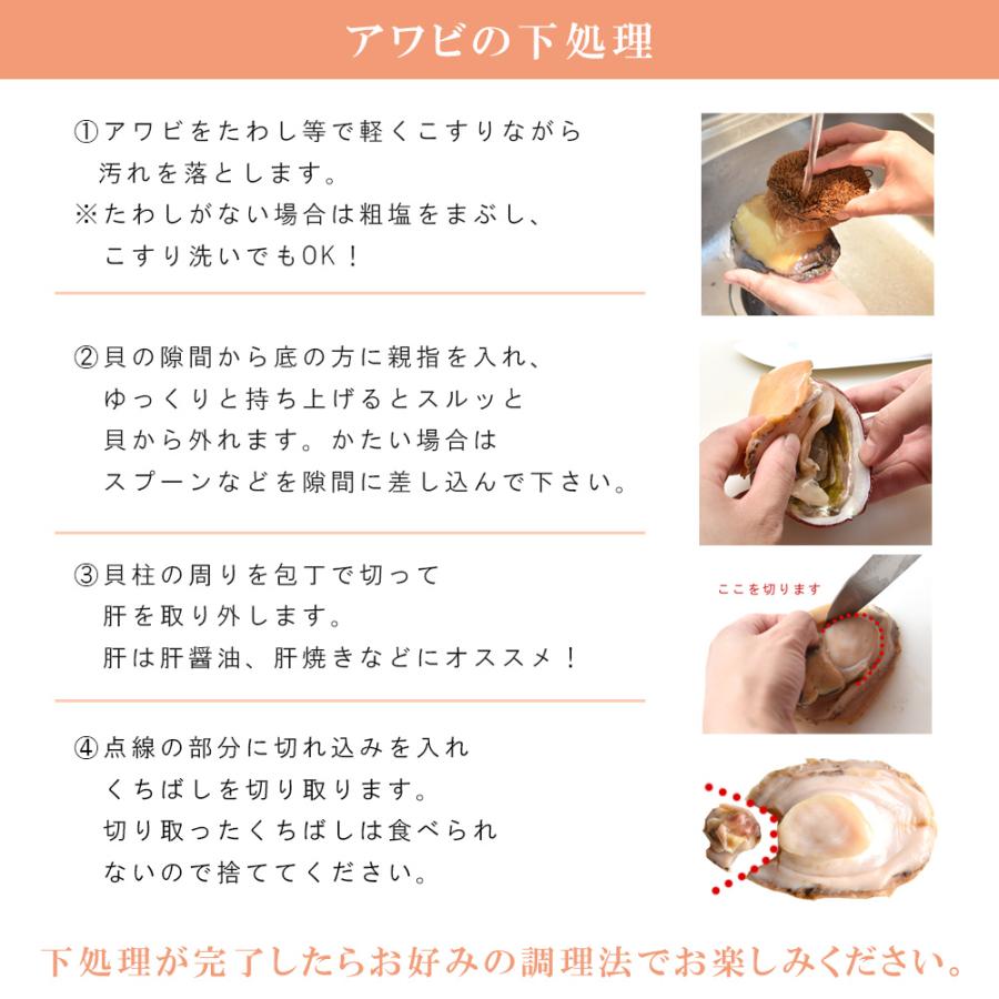 アワビ 刺身用 1kg チリ産 6粒 ギフト プレゼント 贈り物 のし お中元ギフト 匠のかに シーフード本舗ヤフー店 通販 Yahoo ショッピング