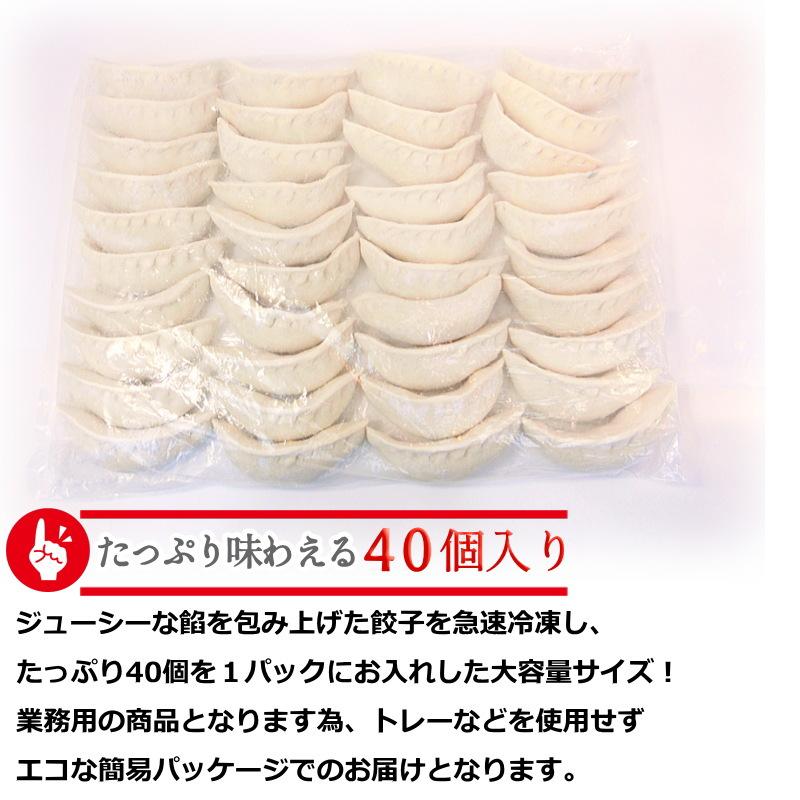 餃子 冷凍 約1.6kg (40g 40個) 特大 ぎょうざ ギョウザ 中華 惣菜