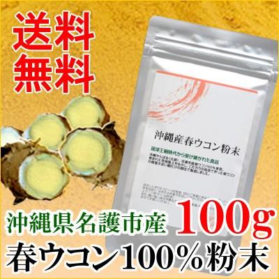 春ウコン 粉末 100g 沖縄県 名護市産 : シーガルダイレクト - 通販