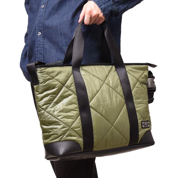 SEAL 藤倉航装コラボ／キルティングトートBAG2 防水 本革 日本製 