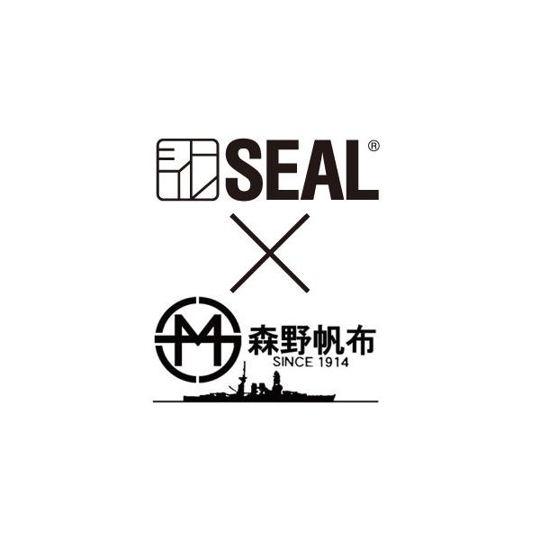 ビジネスバッグ メンズ SEAL 森野帆布 森野帆布コラボ／3WAYビジネスバッグ ブリーフケース 防水 本革 日本製 3wayの画像
