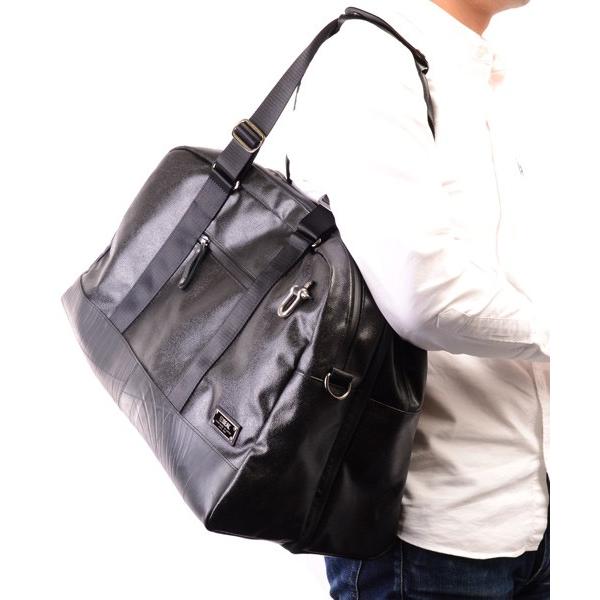 SEAL ボストンバッグ メンズ 森野帆布 森野帆布コラボ／オーガナイザー