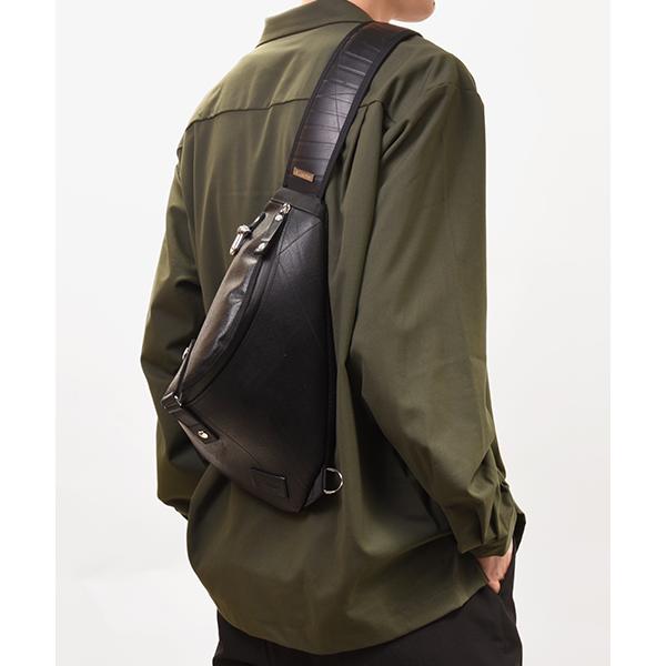 新品タグ付き⭐︎森野帆布 × SEALコラボボディバッグ⭐︎ SEAL 森野帆布コラボ/ワンショルダーバッグspiral PRO MODEL