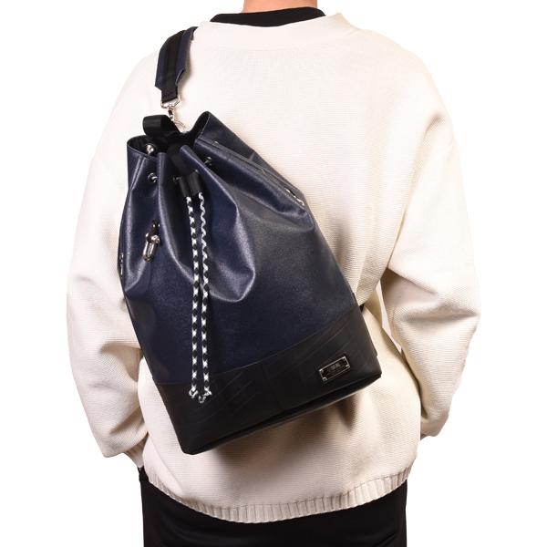 SEAL 森野帆布コラボ／クロスボディリュックバッグ ボディバッグ