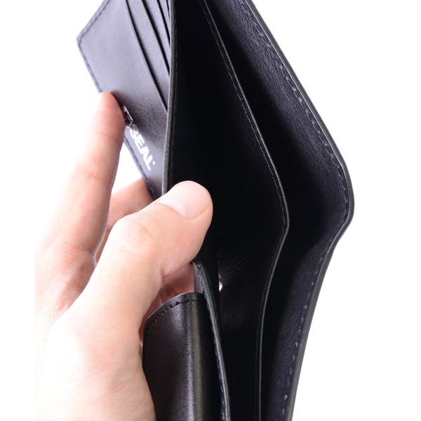 SEAL 2つ折り財布 財布 メンズ 二つ折り財布 ウォレット 防水 本革