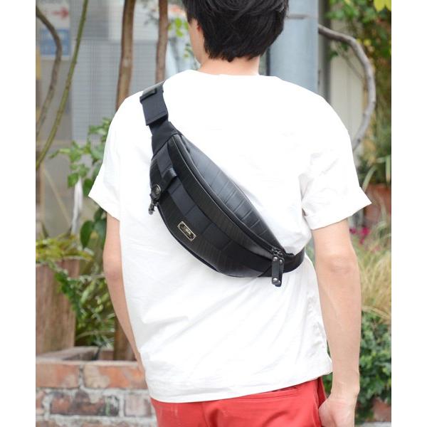 ウエストバッグ メンズ SEAL 2way ボディバッグ waterproof ワンショルダーバッグ 防水 本革 日本製