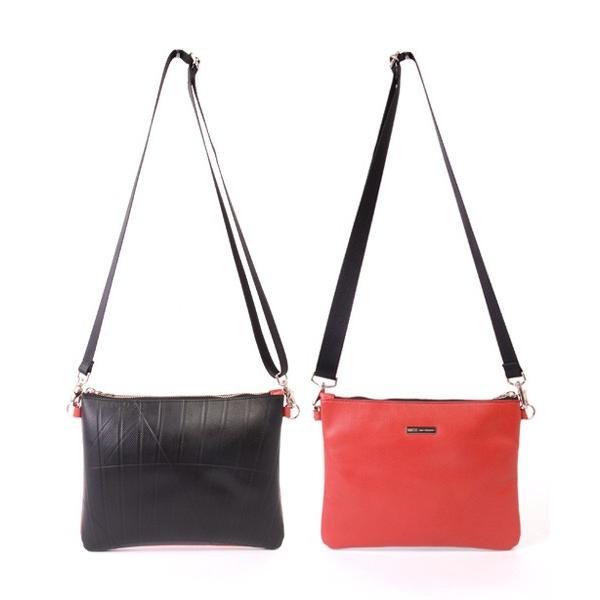 ダークブルー レザー サコッシュ　本革　リバーシブル Amazon | [BLUE SINCERE] サコッシュ ショルダーバッグ メンズ