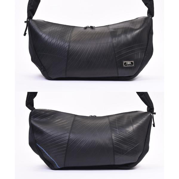 SEAL シャーリングショルダーバッグ メンズ 森野帆布 防水 本革 日本製