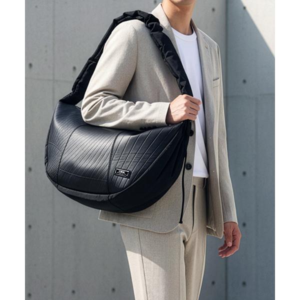 SEAL シャーリングショルダーバッグ メンズ 森野帆布 防水 本革 日本製