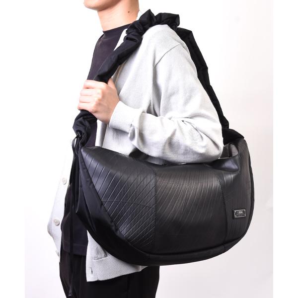 SEAL シャーリングショルダーバッグ メンズ 森野帆布 防水 本革 日本製