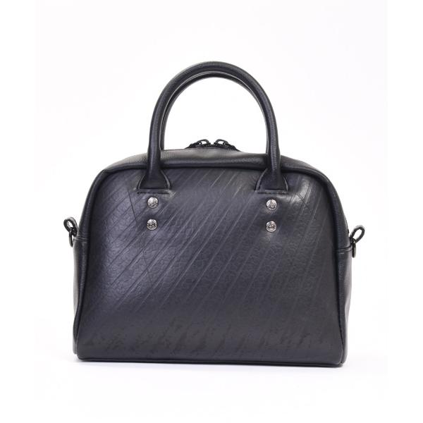 SEAL ミニボウリングバッグ メンズ 森野帆布 防水 本革 日本製 : SEAL