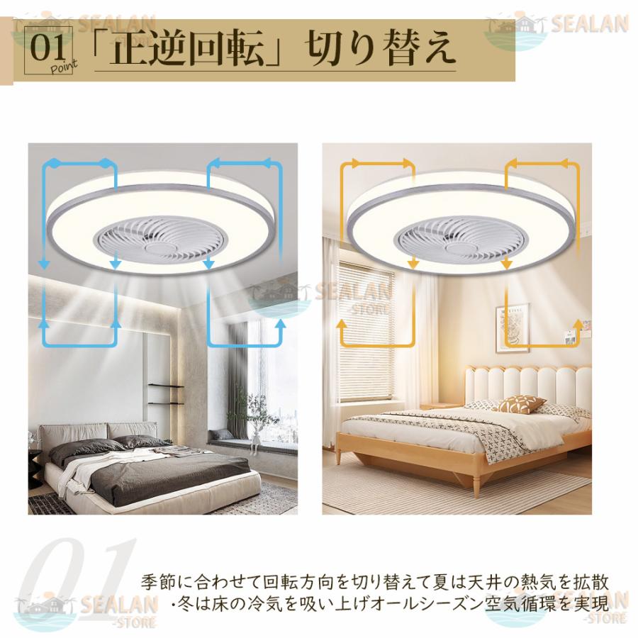 シーリングファンライト LED ファン付き照明 6畳 8畳 10畳 12畳 調光調色 APP対応 6段調節 静音 軽量 扇風機 省エネ シーリングファン 明るい 安い おしゃれ