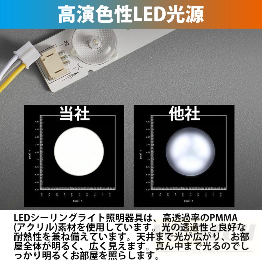 Amazon.co.jp : シーリングライト LED 4畳 6畳 天井照明 電気 長