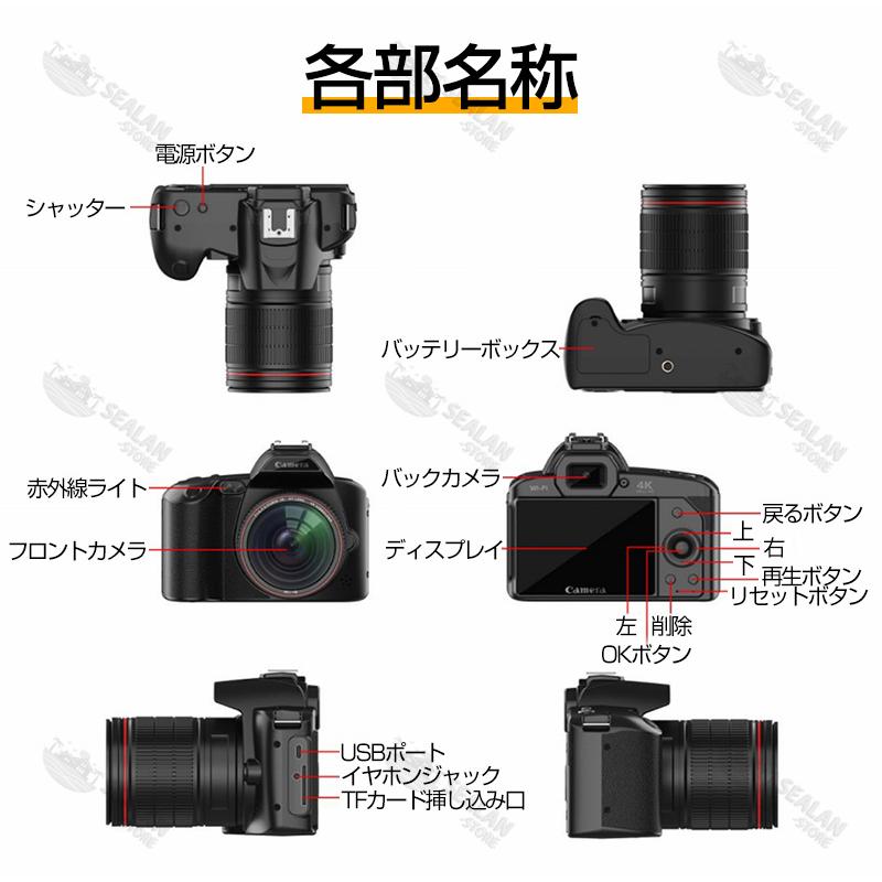 デジタルカメラ 4K 3600万画素 安い 小型 カメラ ビデオカメラ デジタルカメラ 4K 3600万画素 安い 小型 カメラ ビデオカメラ