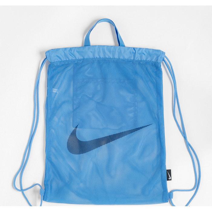 NIKE（ナイキ) SS25 メッシュ ドローストリング プールバッグ サックス 