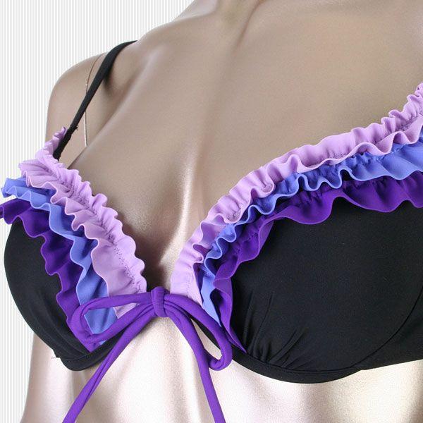 ViVi fleurs フリルワイヤービキニ3点セット【レディース水着】221-307