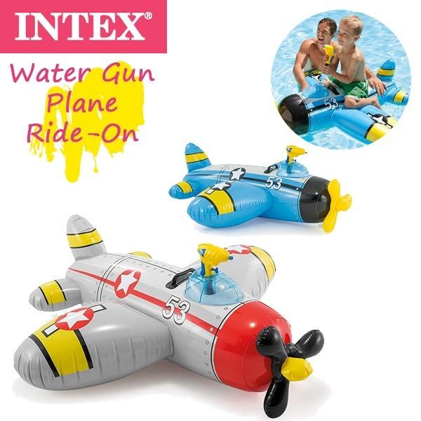 INTEX インテックス ウオーターガンプレ-ンライドオン 97％以上節約 57537 水遊び プール フロート 海水浴 『5年保証』