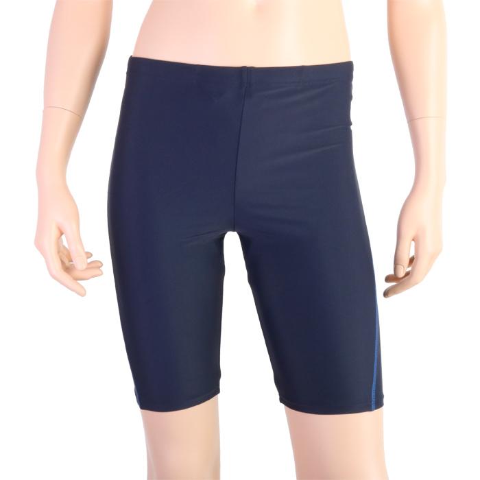 男子 スクール水着 サイドステッチ ロング スイムパンツ ボーイズ UV