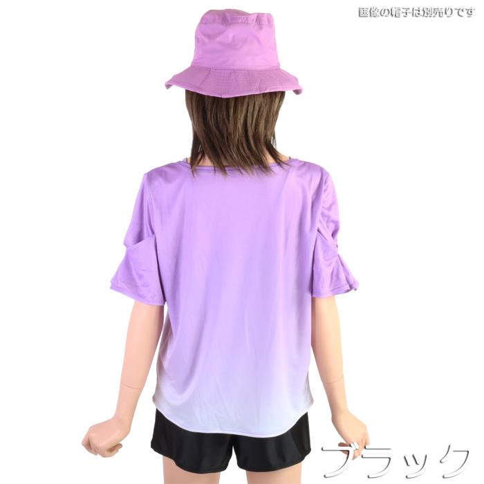 ANAP アナップ ガールズ水着 ロンパース グラデビッグTシャツ付き2P ジュニア/女の子 海水浴/プール 362851(パケット便送料無料)｜sealass｜08