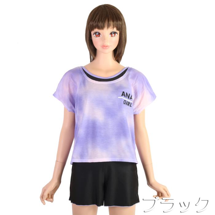 ANAP アナップ ガールズ オンスクール水着 Tee付きセパレート タンキニ