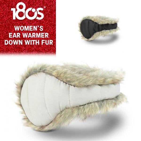 180's(ワンエイティーズ) WOMEN'S Down with Fur イヤーウォーマー ESCW0003(イヤーマフ/耳当て/女性用
