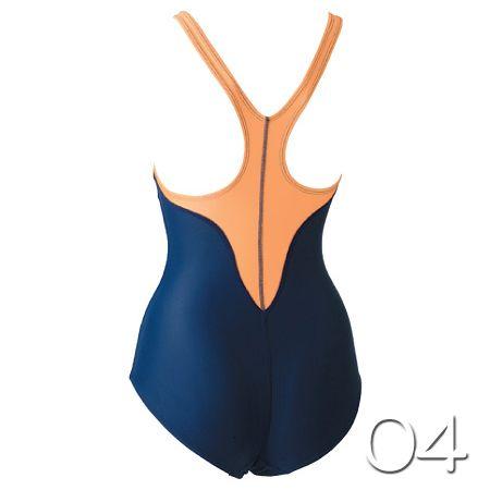 大寸 スクール水着 FOOTMARK アクラライン ワンピース（女子