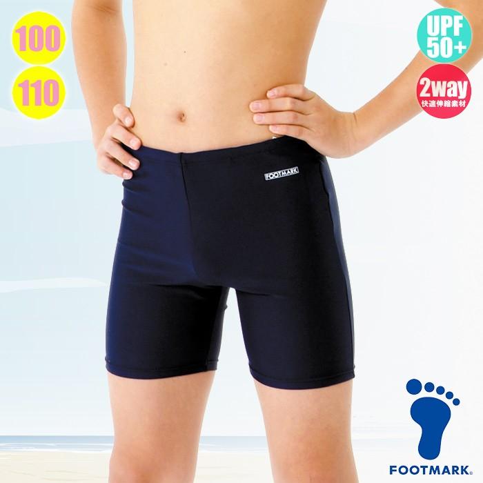 スピード　プリント水着 FOOTMARK スクール水着・ミドルトランクス UVカット/ストレッチ