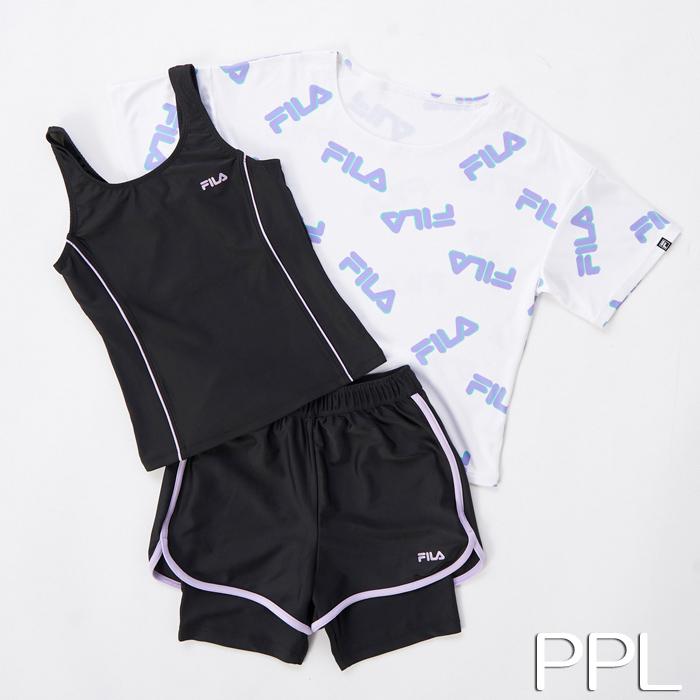 FILA フィラ Tシャツセット オンスクール水着 キュロットワンピース
