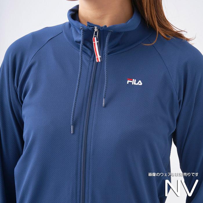 FILA フィラ レディース ラッシュガード ブロックメッシュ Pu混 長袖
