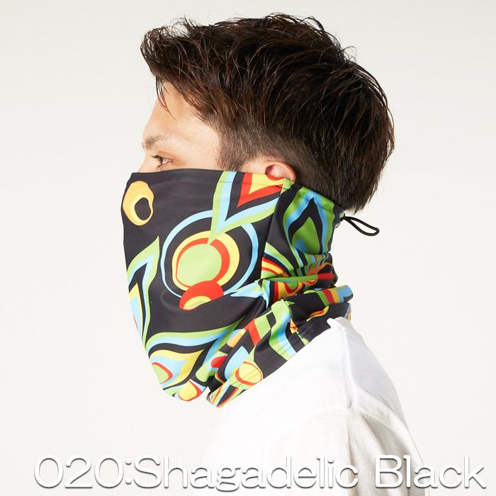 LOUDMOUTH ラウドマウス ネックゲイター LOUD MASK BUFF バフタイプマスク/フェイスカバー 接触冷感 770-921-020:Shagadelic Black(パケット便送料無料)｜sealass｜04