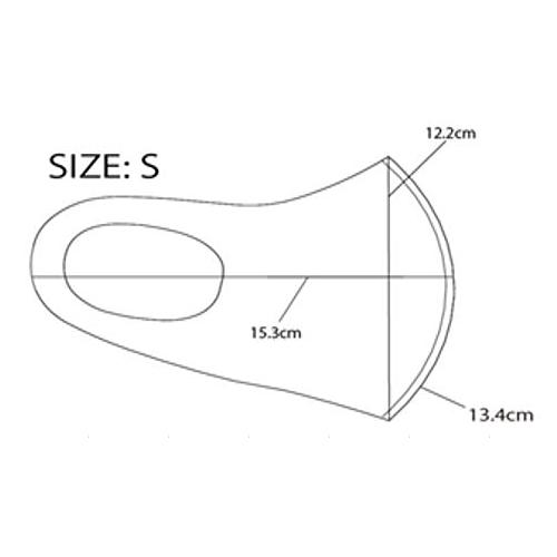 ニッキー 水着素材マスク 6枚入(S×2/M×2/L×2)FITMASK UPF50+/接触冷感 990-001 男性/女性/子供(パケット便送料無料)｜sealass｜04