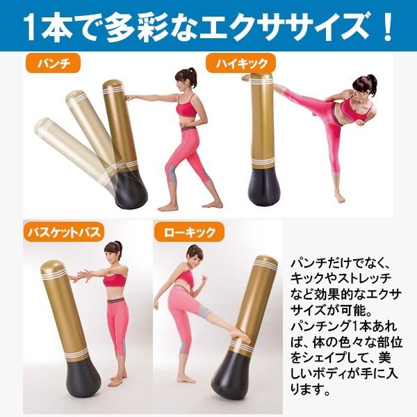 サカゼン ボクシングエクササイズセット ストレス解消パンチングバッグ エアーポンプ付き(エクササイズ