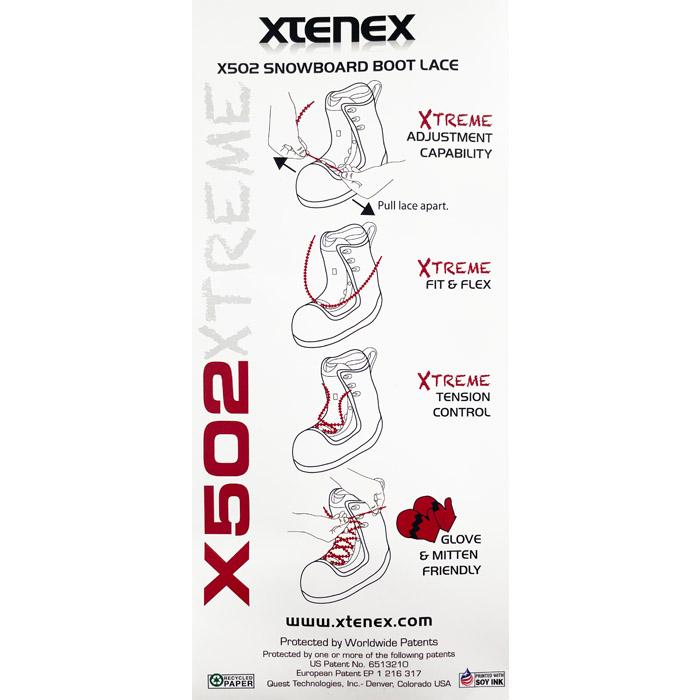 Xtenex (エクステネクス) シューレース 靴ひも X502 124cm (パケット便送料無料) : Sealass - 通販 ...