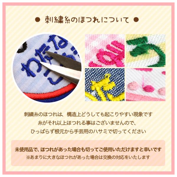 シールDEネーム 選べる6枚セット お名前ワッペン フラワー＋シンプル