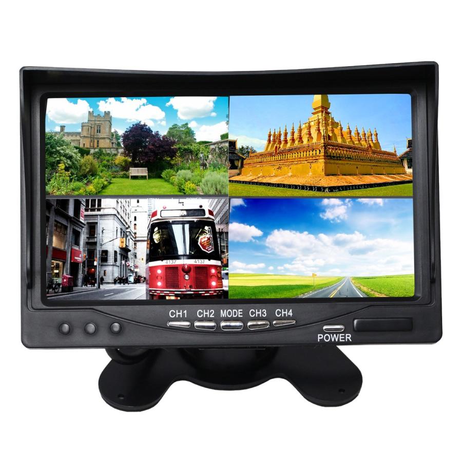 7インチ 四分割 バックカメラ モニター Rcaケーブル 大型車 トラックにも最適 バック モニター 24v バックモニター 送料無料 トラック バックモニター Sealovely777 Paypayモール店 通販 Paypayモール