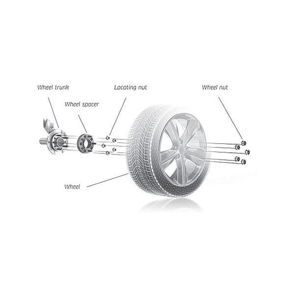 高品質 高強度 軽量ホイールスペーサー 14x1.5 ワイドトレッドスぺーサー 5H用 ハブ84.1 PCD130 40ミリ 2pc入り1セット