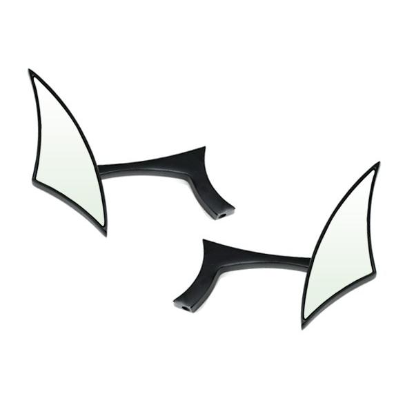 カスタムミラー KSR50 ゼファー750 1100 10mm/8mm正ネジ 左右セット