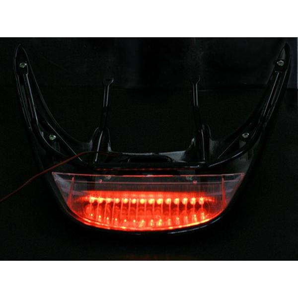 訳あり ライブDIOZX AF34/AF35 リアスポイラー LEDランプ+ステー