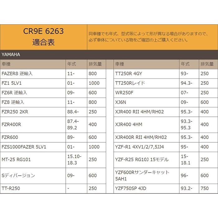 NGK 10本 スパークプラグ CR9E ネジ 6263 10本セット バイク