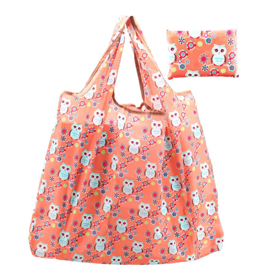 ポケットエコバッグ 大容量 3個セット【ランダム配送】Lサイズ