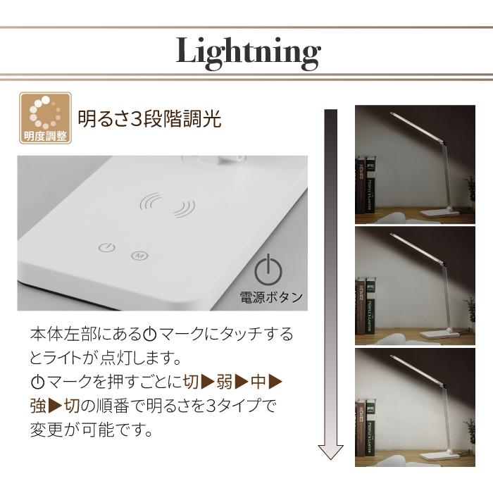 デスクライト led テーブルランプ スタンドライト ワイヤレス