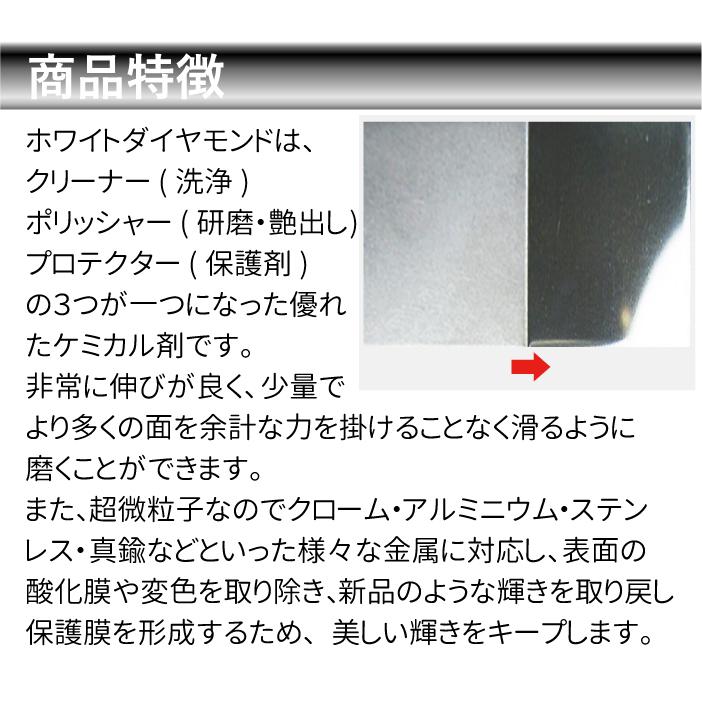 ホワイトダイヤモンド 355ml 金属磨き コンパウンド 酸化・汚れ除去