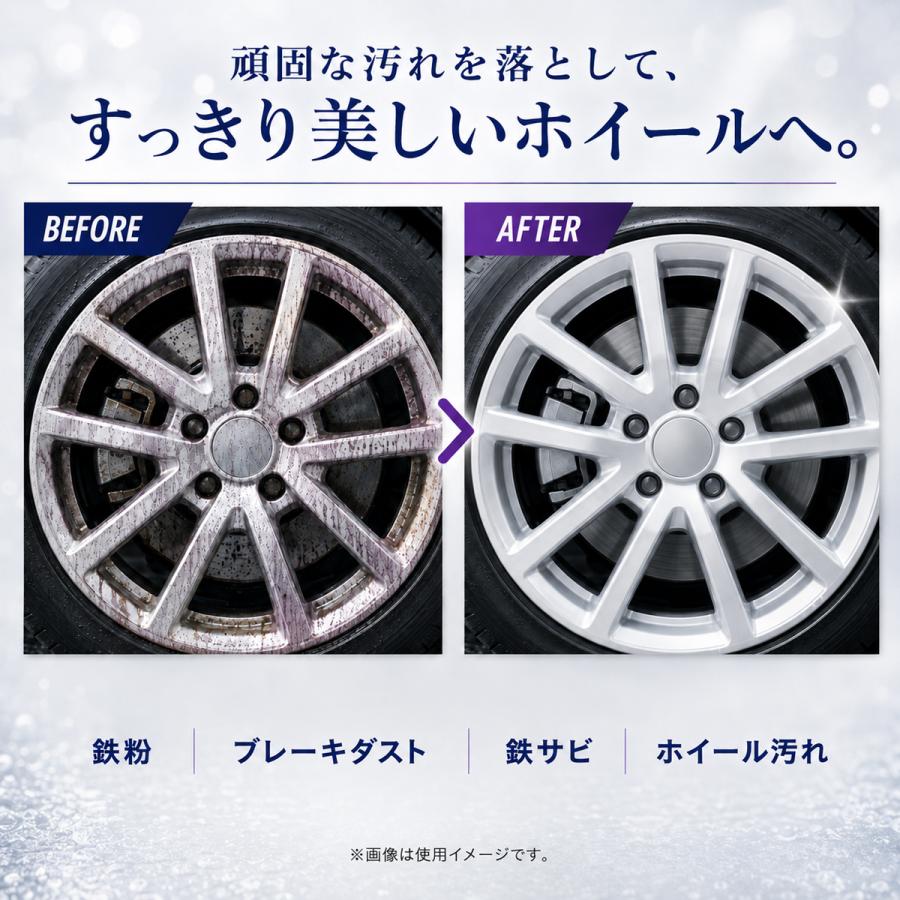 鉄粉除去剤 4L アルミホイール用 中性タイプ 強力 ホイールクリーナー