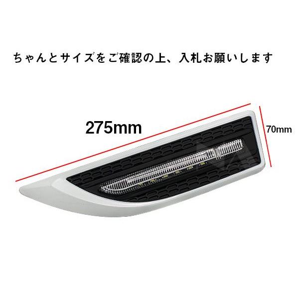 多用途 LED サイドライトLEDウィンカー サイドマーカーランプ 左右2個 12V対応 黒白シルバーカーボン4色選択 NAS-723｜sealovely777｜02