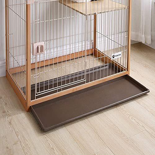 上品なスタイル 猫 脱走防止 保護 留守番 ハウス ネコ キャットハウス おしゃれ 猫ゲージ 大型 広々 ハンモック付 木製フレーム 3段 キャットケージ ケージ ベッド クッション ハウス Www Iranperfume Ir